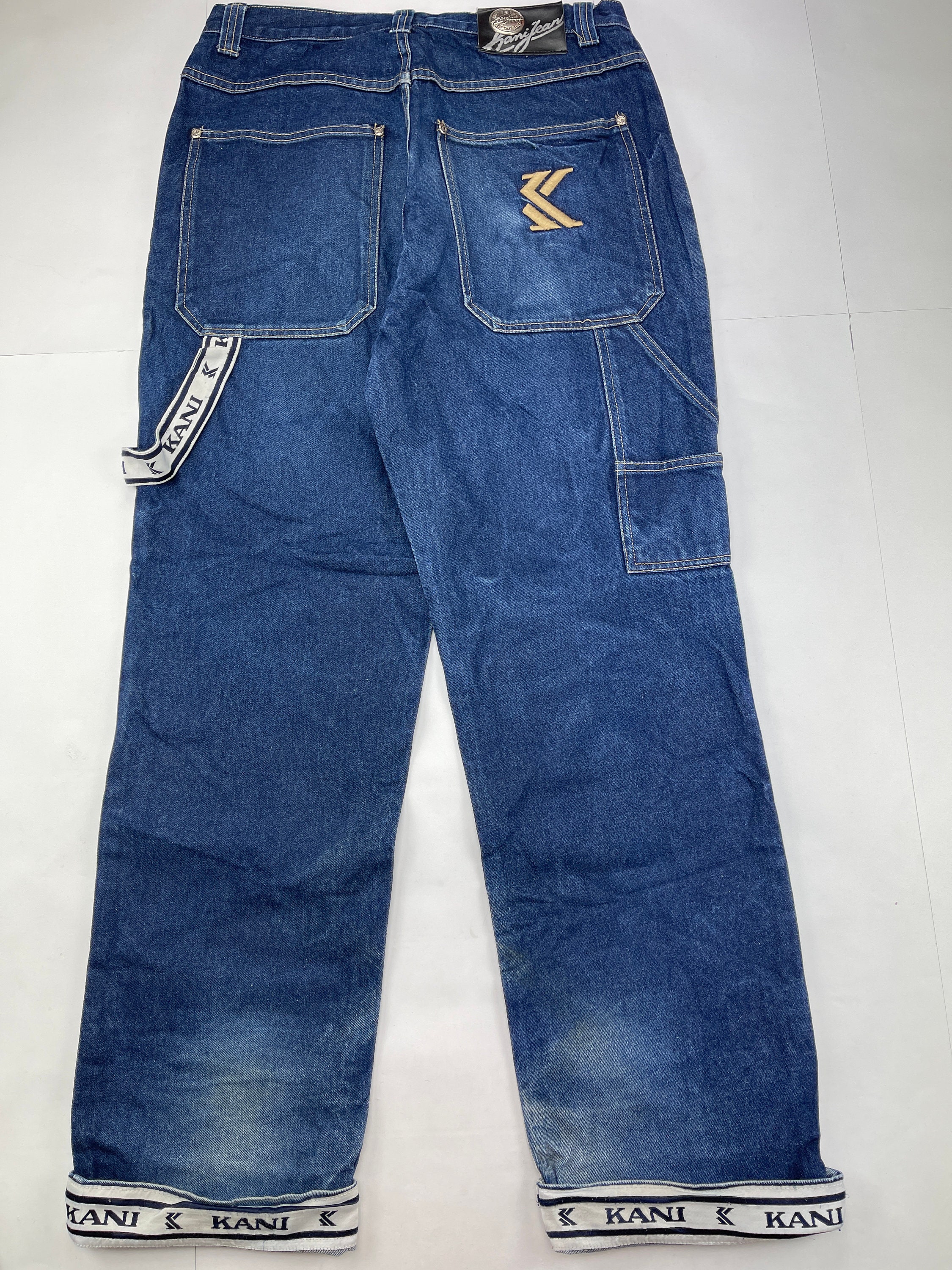 KARL KANI jeans vintage baggy Kani jeans loose blue 90s hip | Etsy