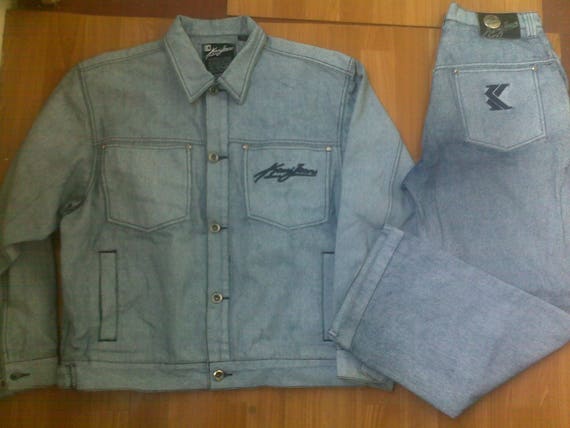 karl kani denim suit