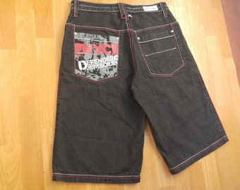 Enyce Jeans Shorts Vintage Black Baggy 