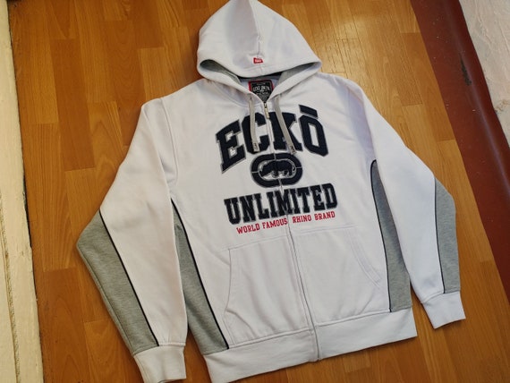Ecko unltd white hoodie new arrivals