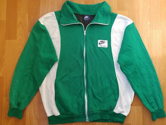 nike green track jacket