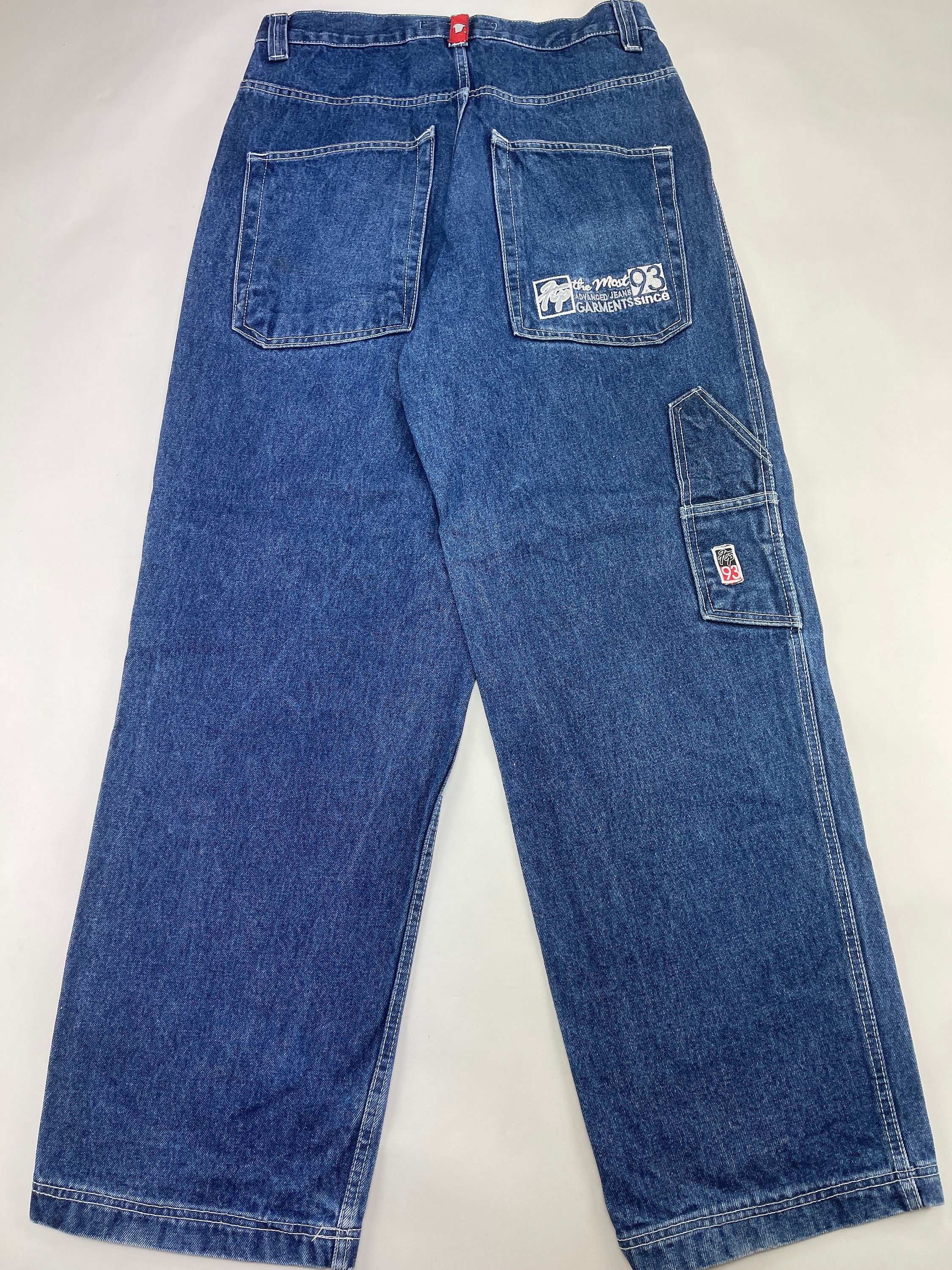 Freeman Porter jeans blue vintage carpenter hip hop baggy - Etsy España