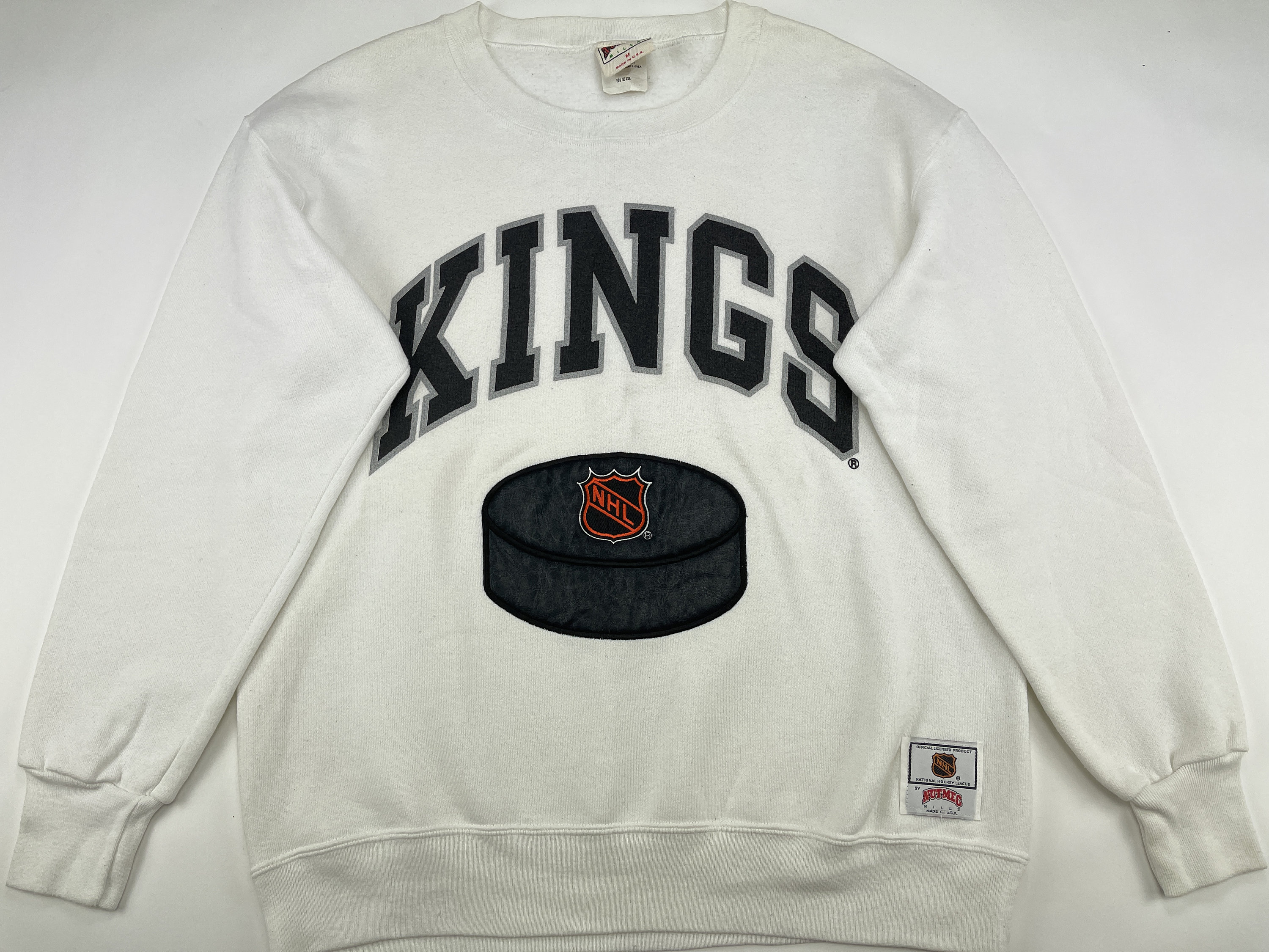  Men's Los Angeles Kings Vintage Rockaway Lacer Pullover Hoodie  - Size Medium : Sports & Outdoors