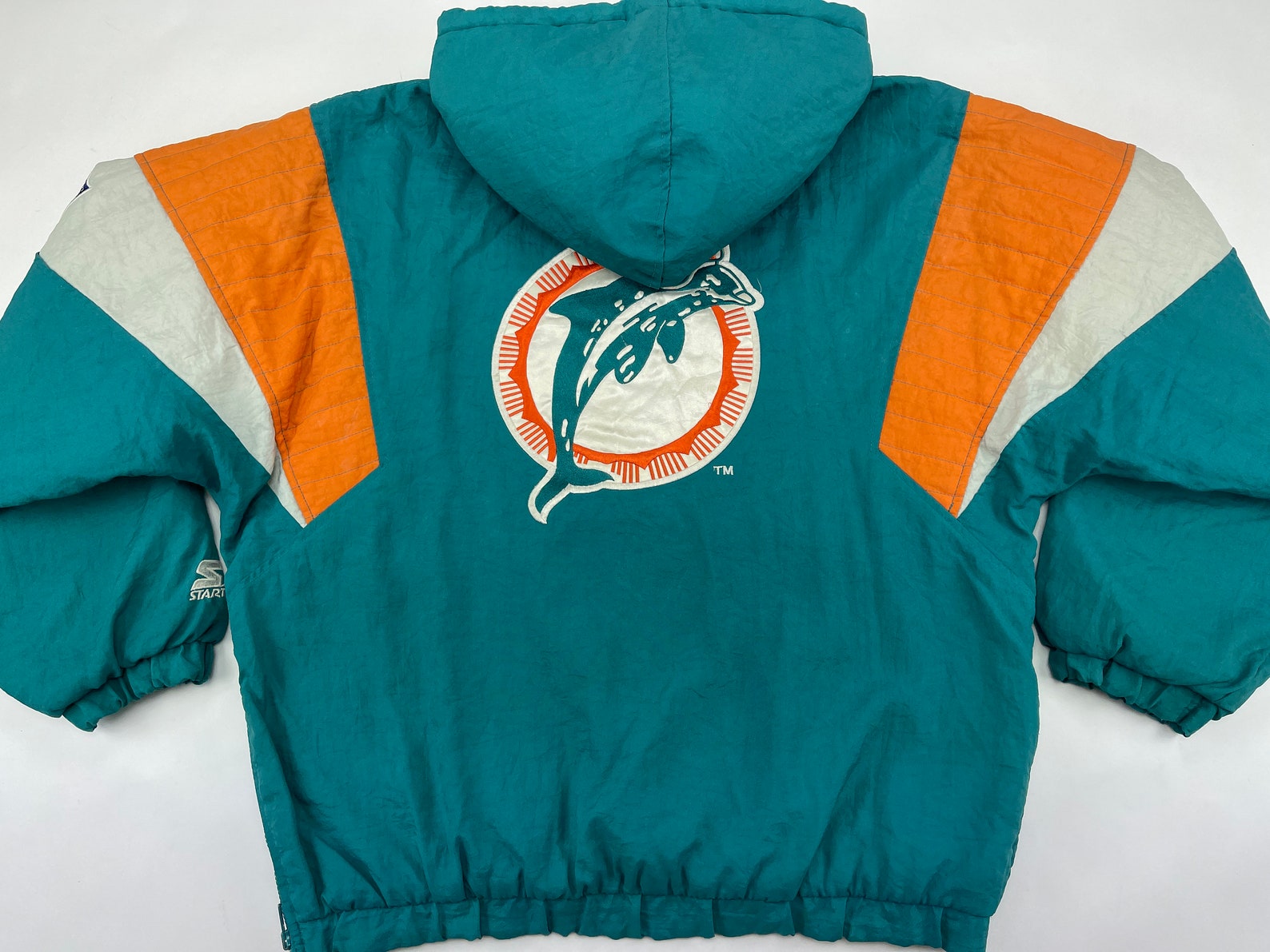 NFL Starter Miami Dolphins jacket 3/4 half zip football Etsy