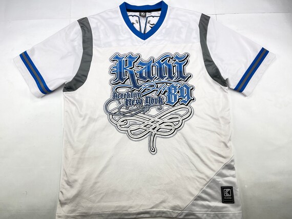 KARL KANI jersey, white, vintage hip hop t-shirt, 90s hip hop