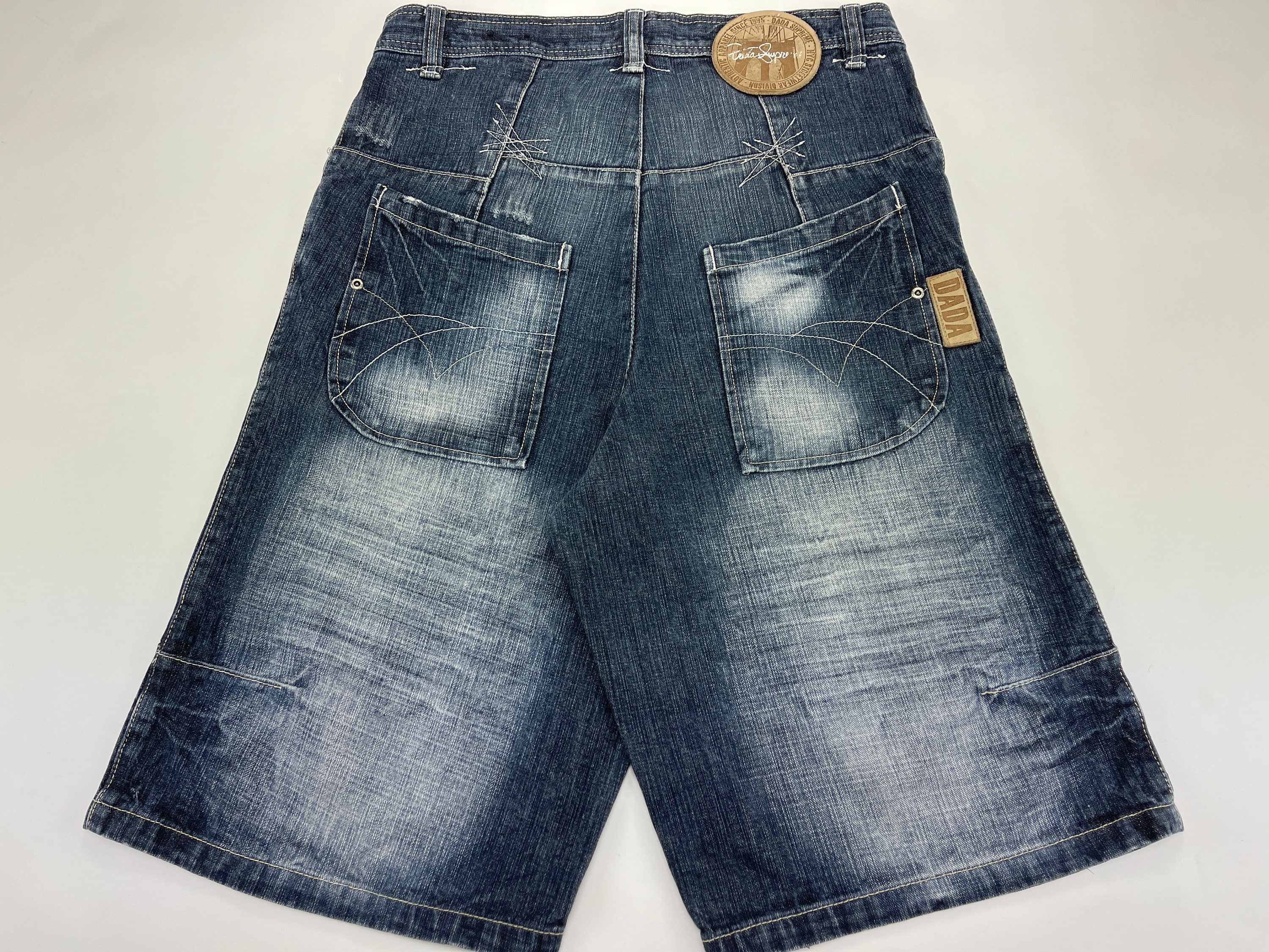 Dada Supreme Jeans Shorts Blue Vintage Damani Baggy Jeans 