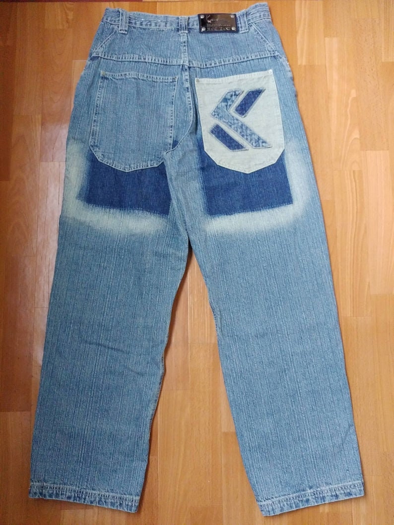 KARL KANI Jeans Light Blue Vintage Baggy Kani Jeans Loose | Etsy