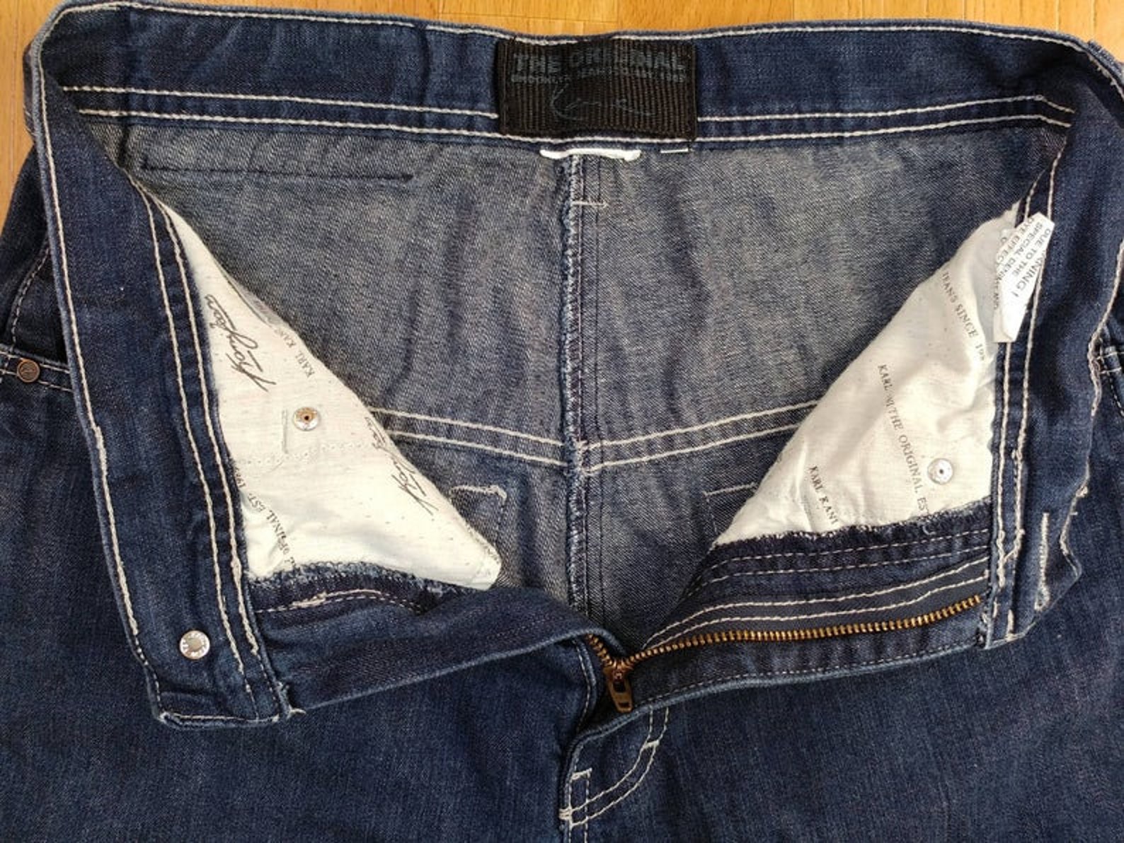 KARL KANI Shorts Blue Hip Hop Jeans Denim Shorts of 90s | Etsy