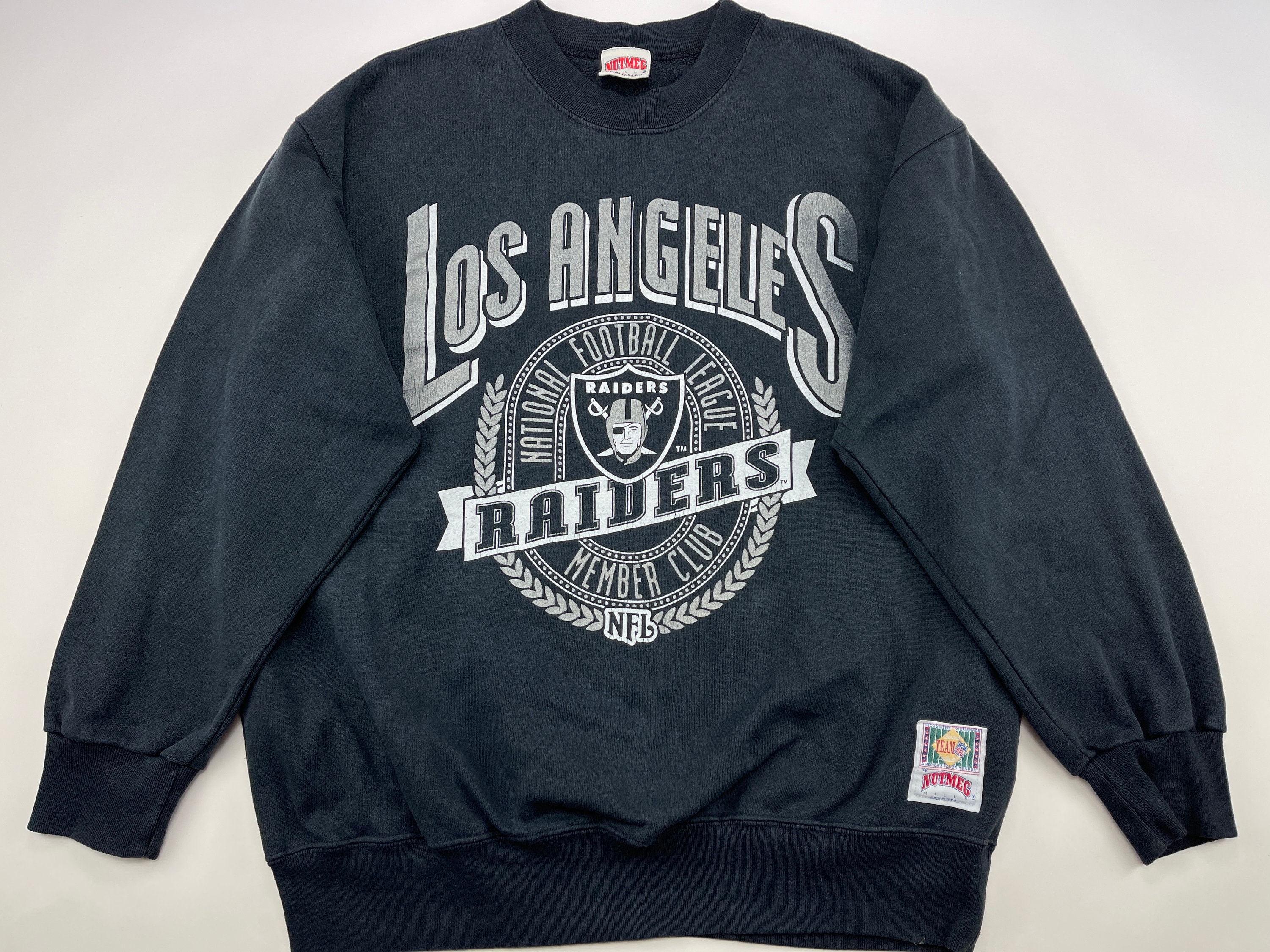 Oakland Raiders Sweatshirt Nutmeg Mills Vintage Los Angeles - Etsy Denmark