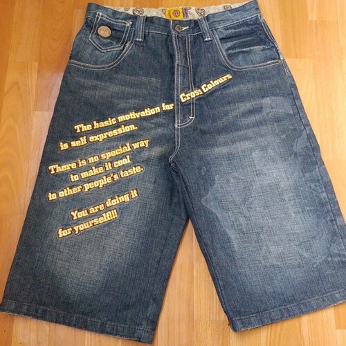 Hip Hop Pantalones Cross Colors 90s Cross Colours Jeans Shorts