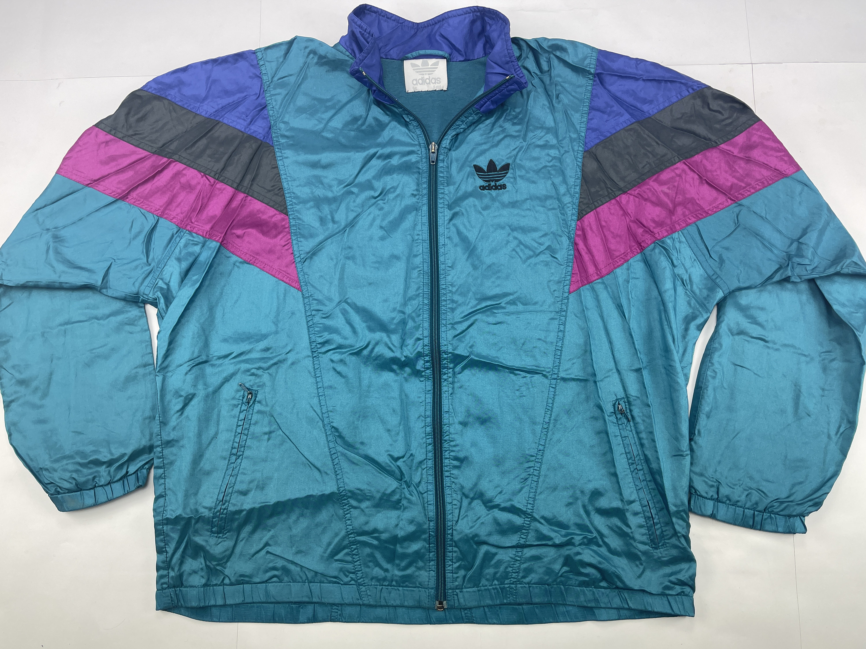 ADIDAS tracksuit neon green vintage track suit jacket pants Etsy