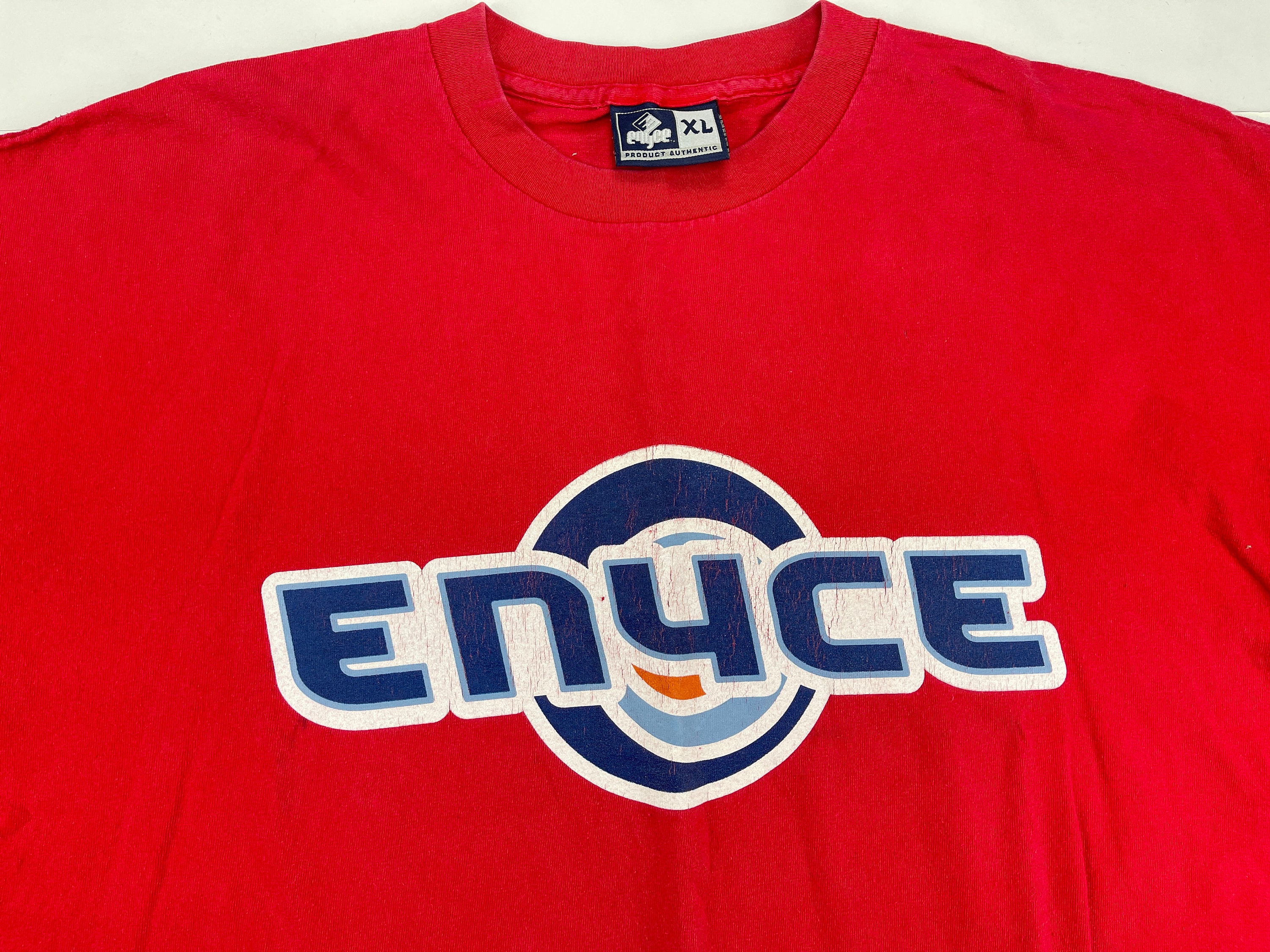 Enyce Tshirt Red Vintage 90s Hip Hop Clothing 1990s Etsy Canada