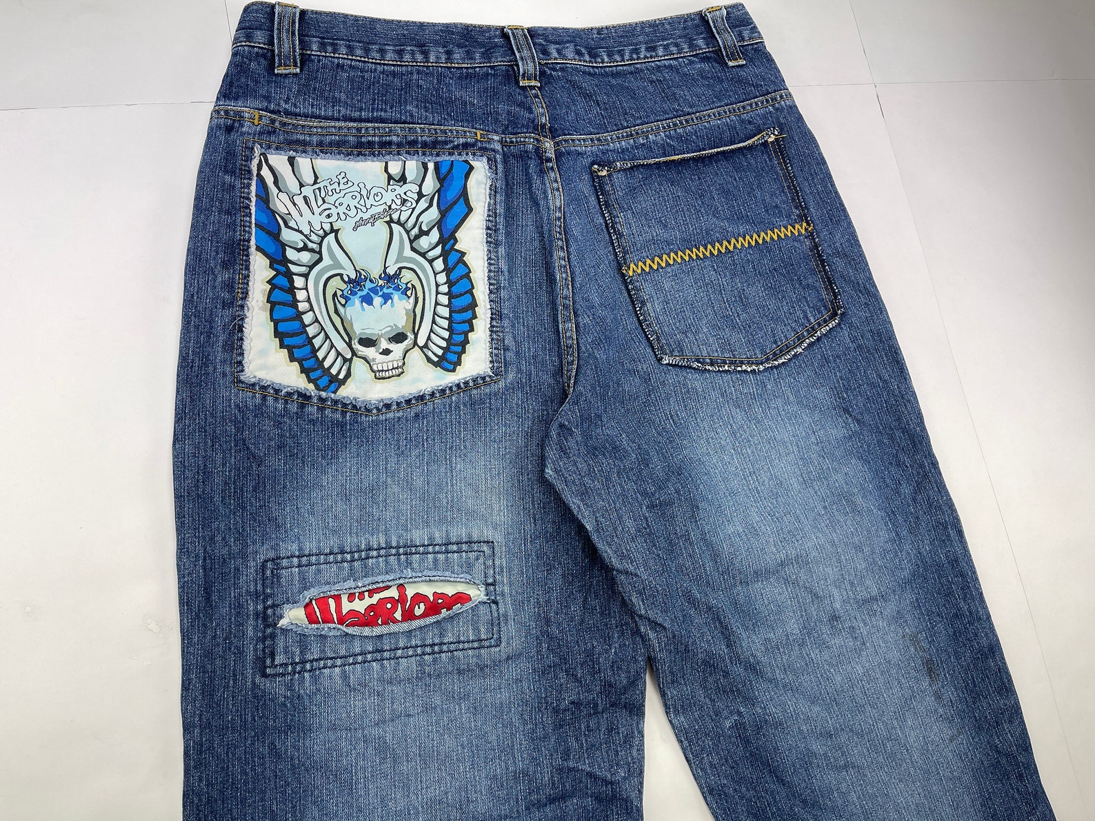 Johnny Blaze Jeans Old School Wu Wear Pants Vintage Baggy - Etsy