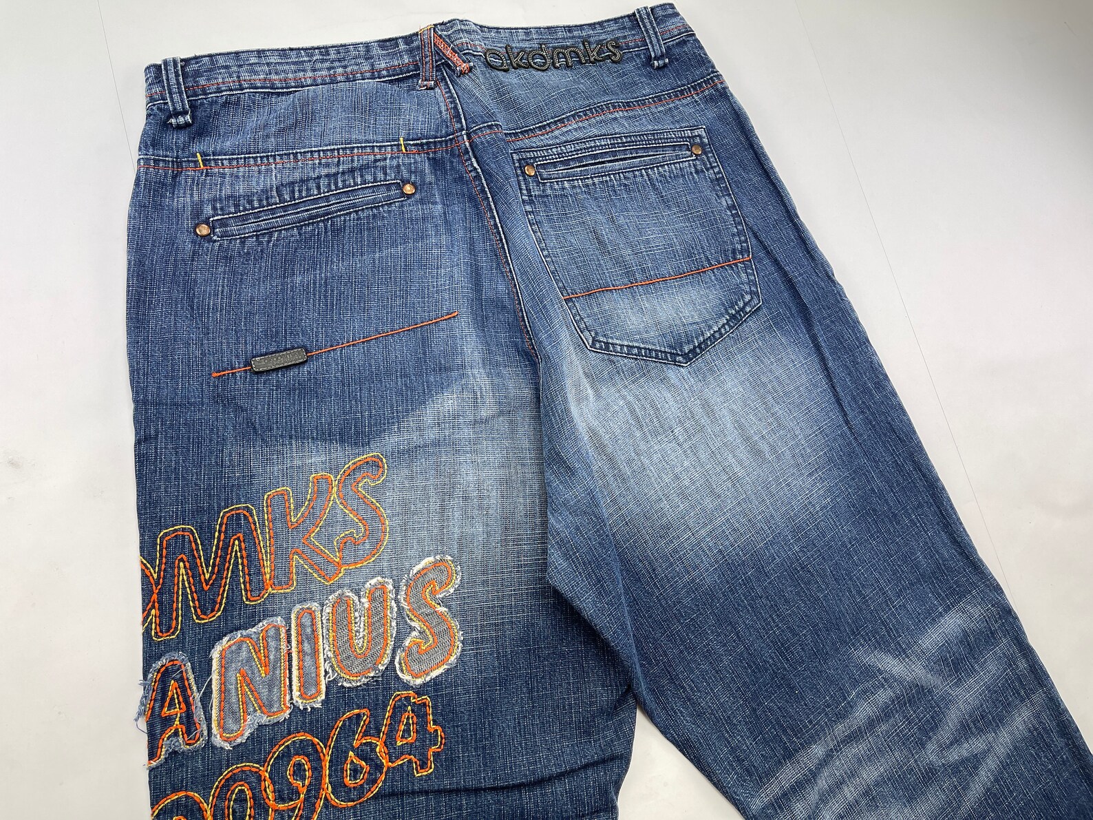 Akademiks Jeans Blue Vintage Baggy Pants 90s Hip Hop - Etsy