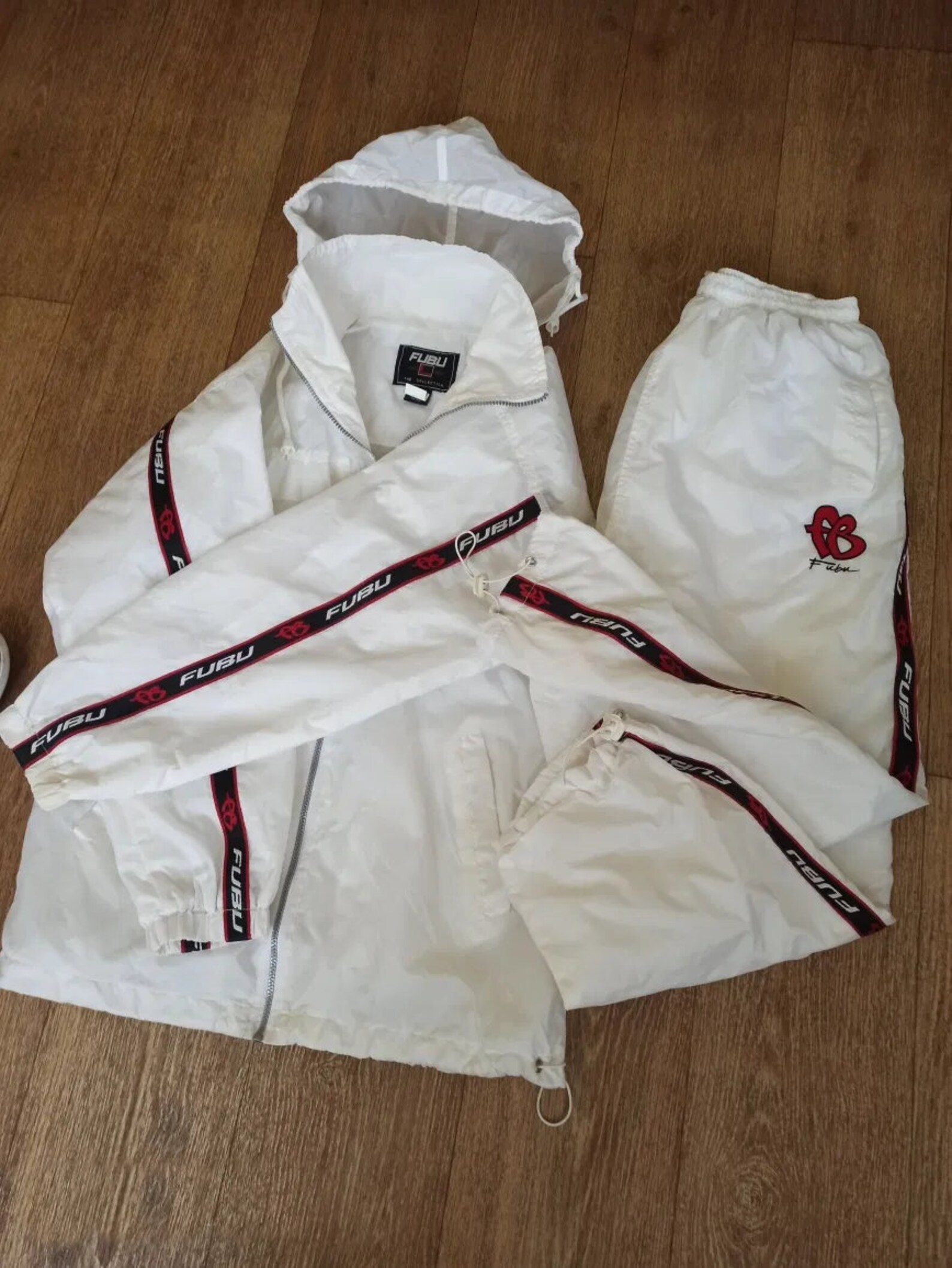 FUBU Tracksuit 1990s Baggy Track Suit Jacket and Pants Set Etsy UK