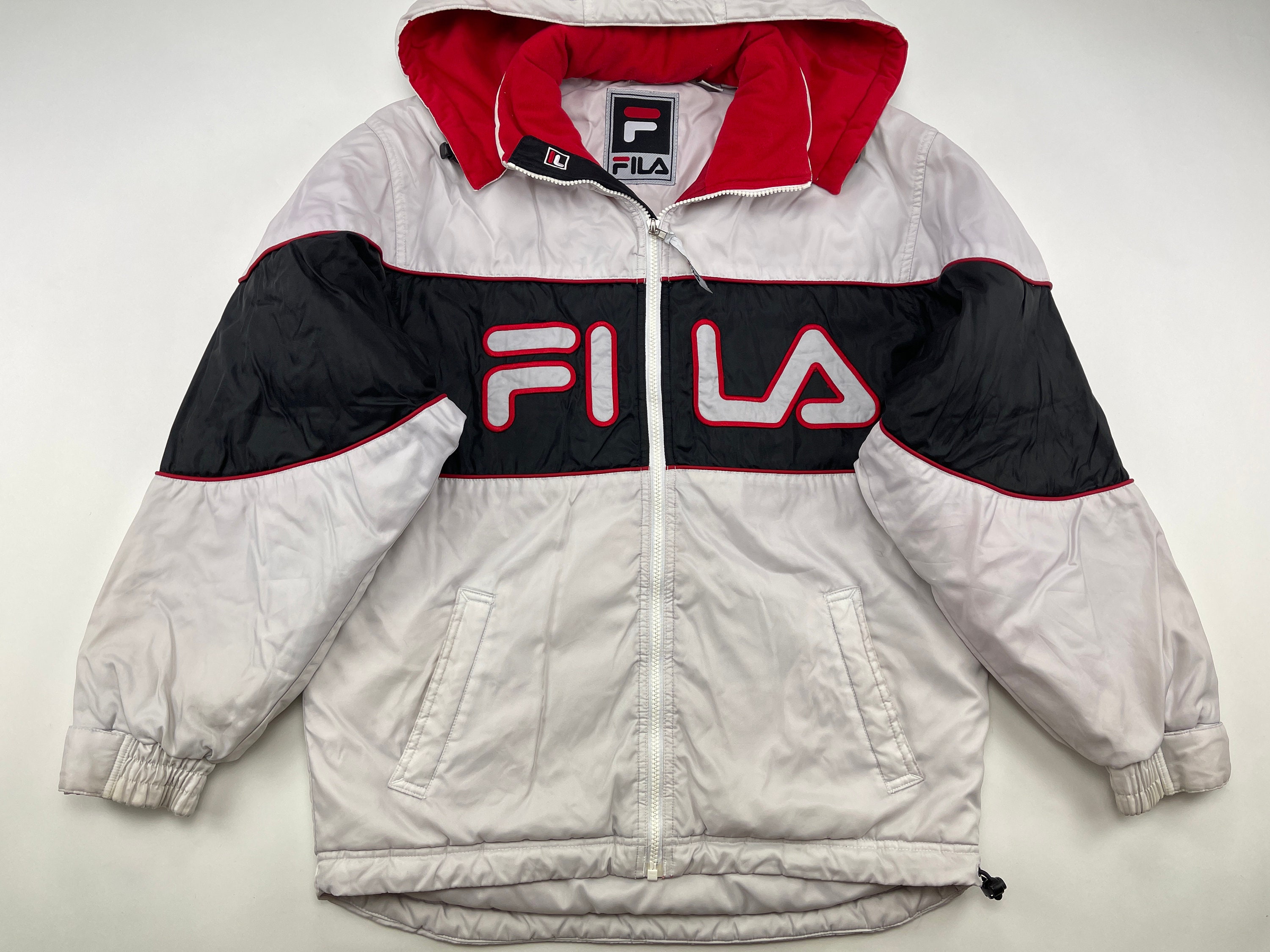 Fila Quilted Jacket - Etsy
