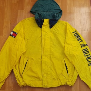 tommy hilfiger yellow coat