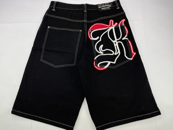Karl KANI pantaloncini nero Kani jeans jeans pantaloncini | Etsy Italia