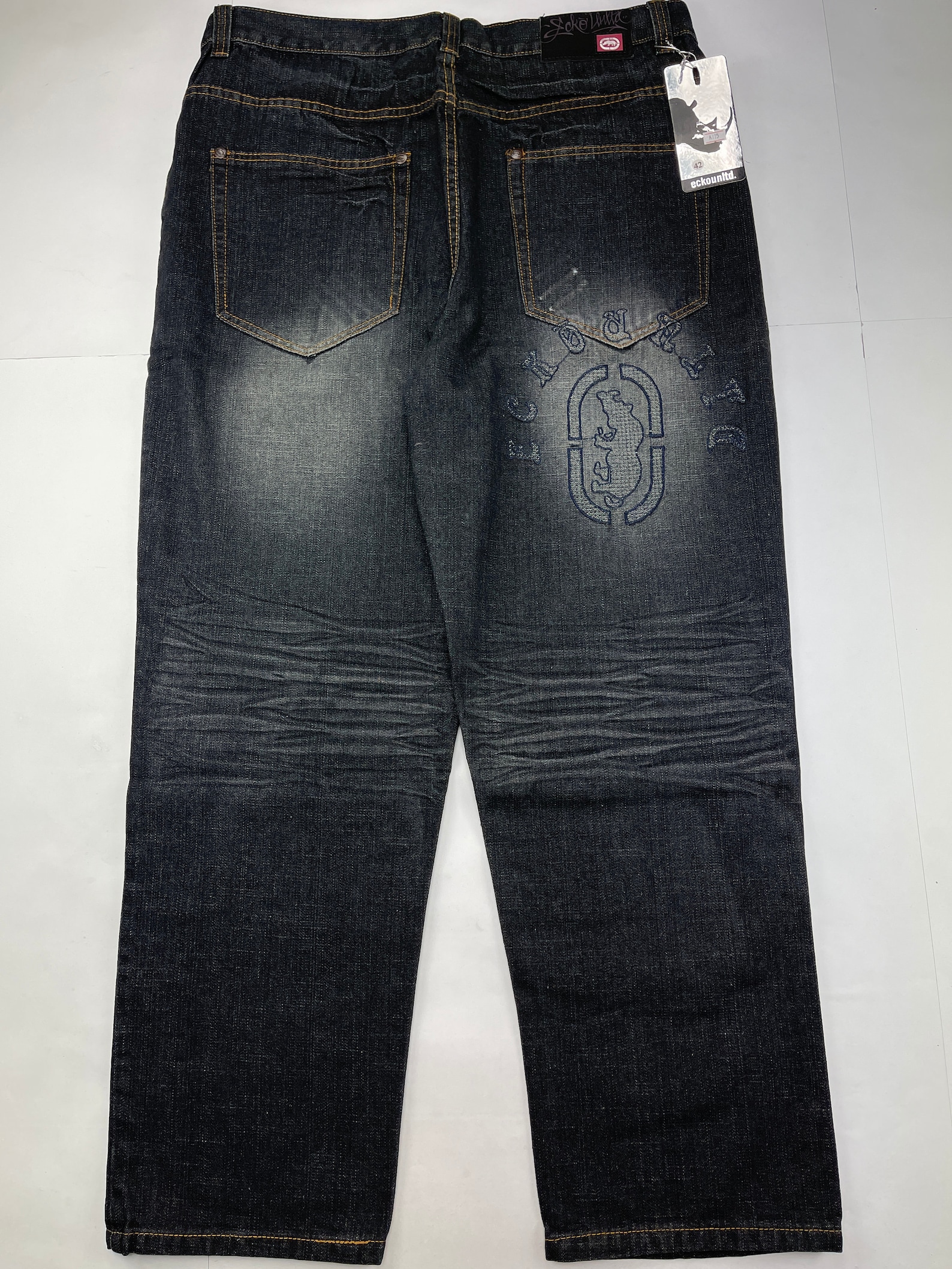 Ecko Unltd jeans black vintage baggy pants deadstock 90s | Etsy