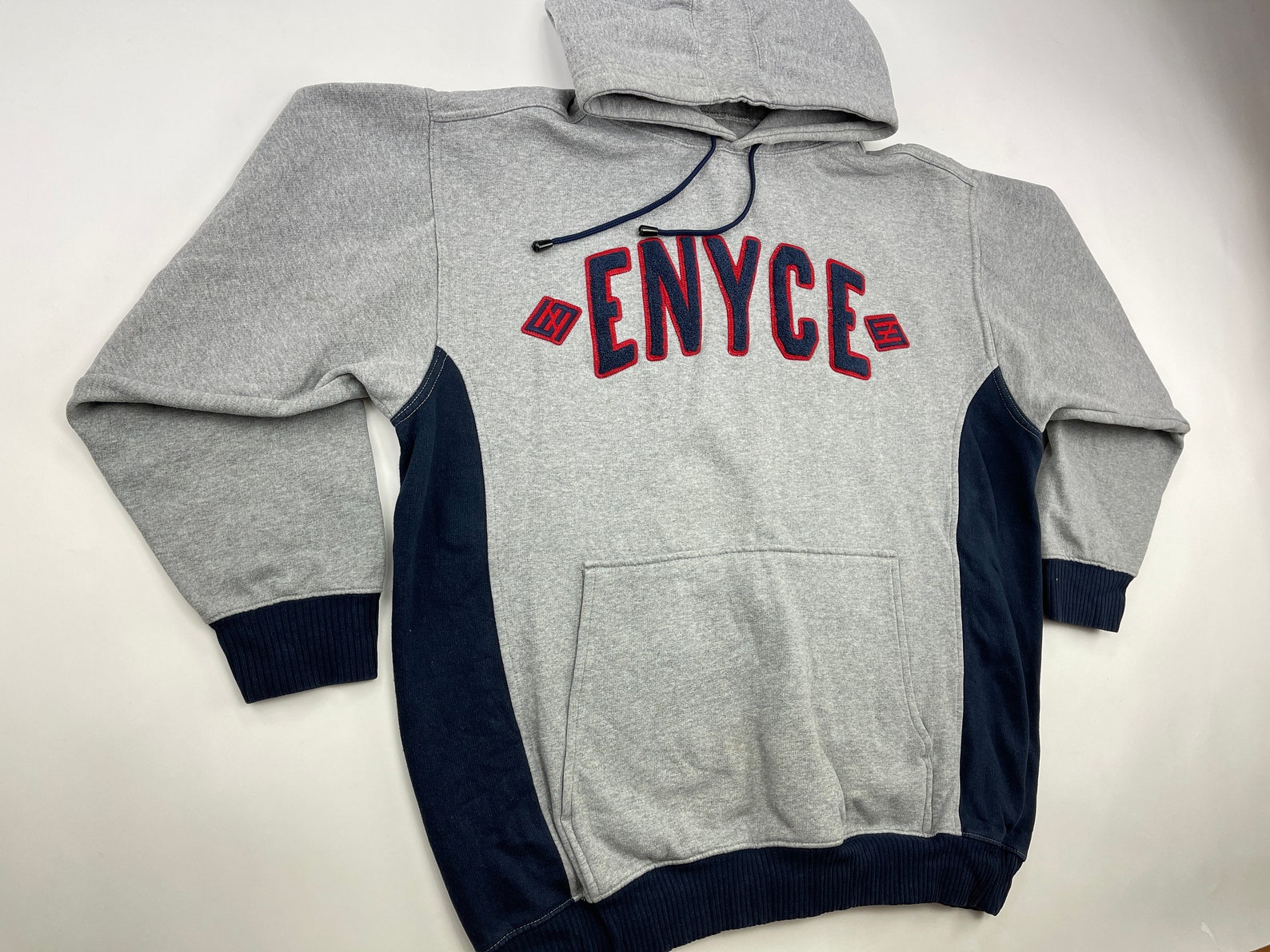 Enyce Hoodie Gray Vintage 90s Hip Hop Clothing 1990s - Etsy