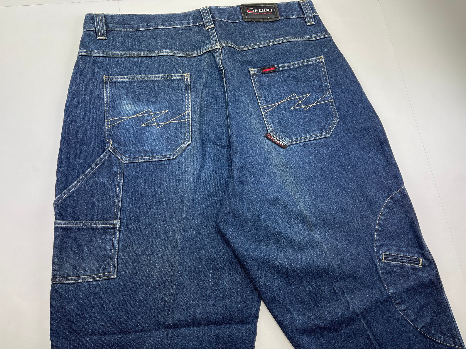 FUBU Jeans Blue Vintage Baggy Jeans Carpenter Loose Fit 90s - Etsy UK