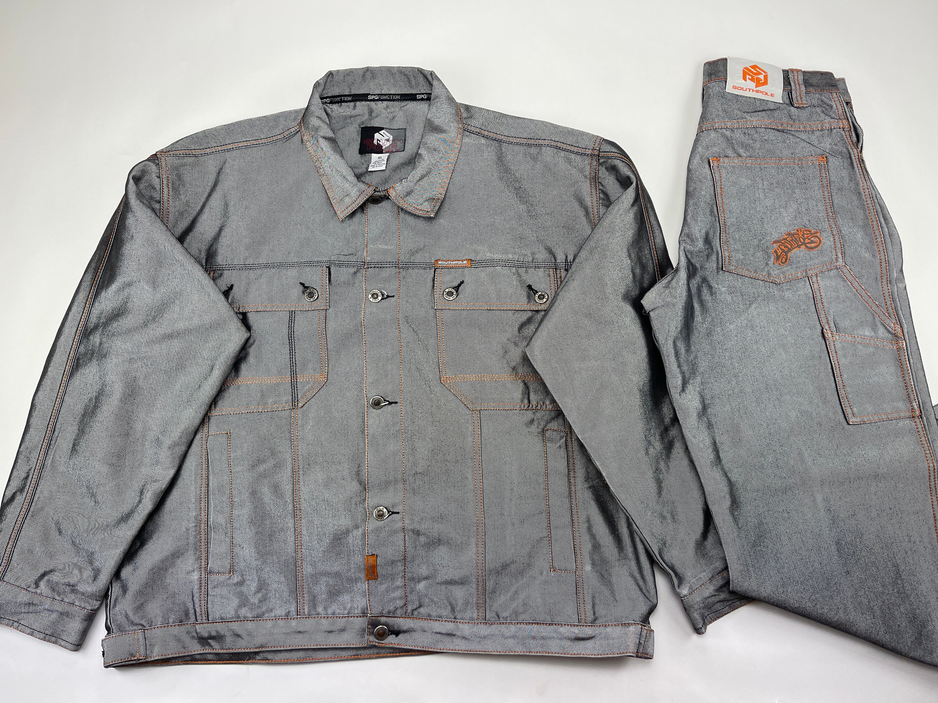 Suit Baggy South Pole Denim Suit Jacket 