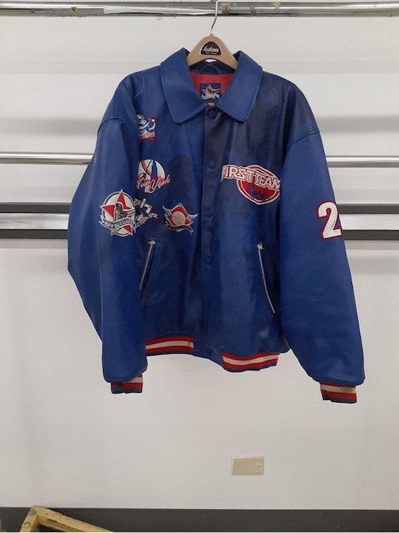 vintage blue jacket