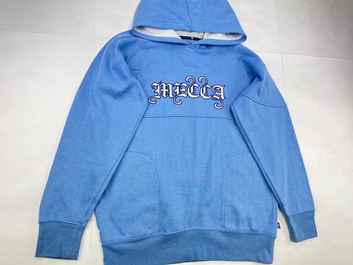 MECCA Hoodie Blue Vintage 90s Hip Hop Clothing 1990s Hip | Etsy