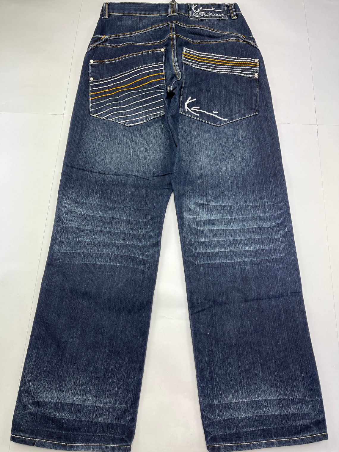 KARL KANI Jeans Vintage Baggy Kani Jeans Loose Blue 90s Hip - Etsy ...