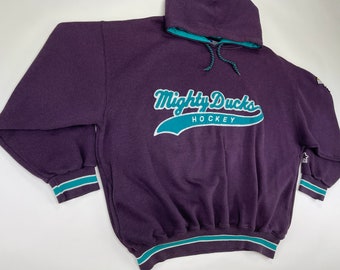 Buy STARTER Anaheim Mighty Ducks Hoodie Purple Vintage NHL Online in India  