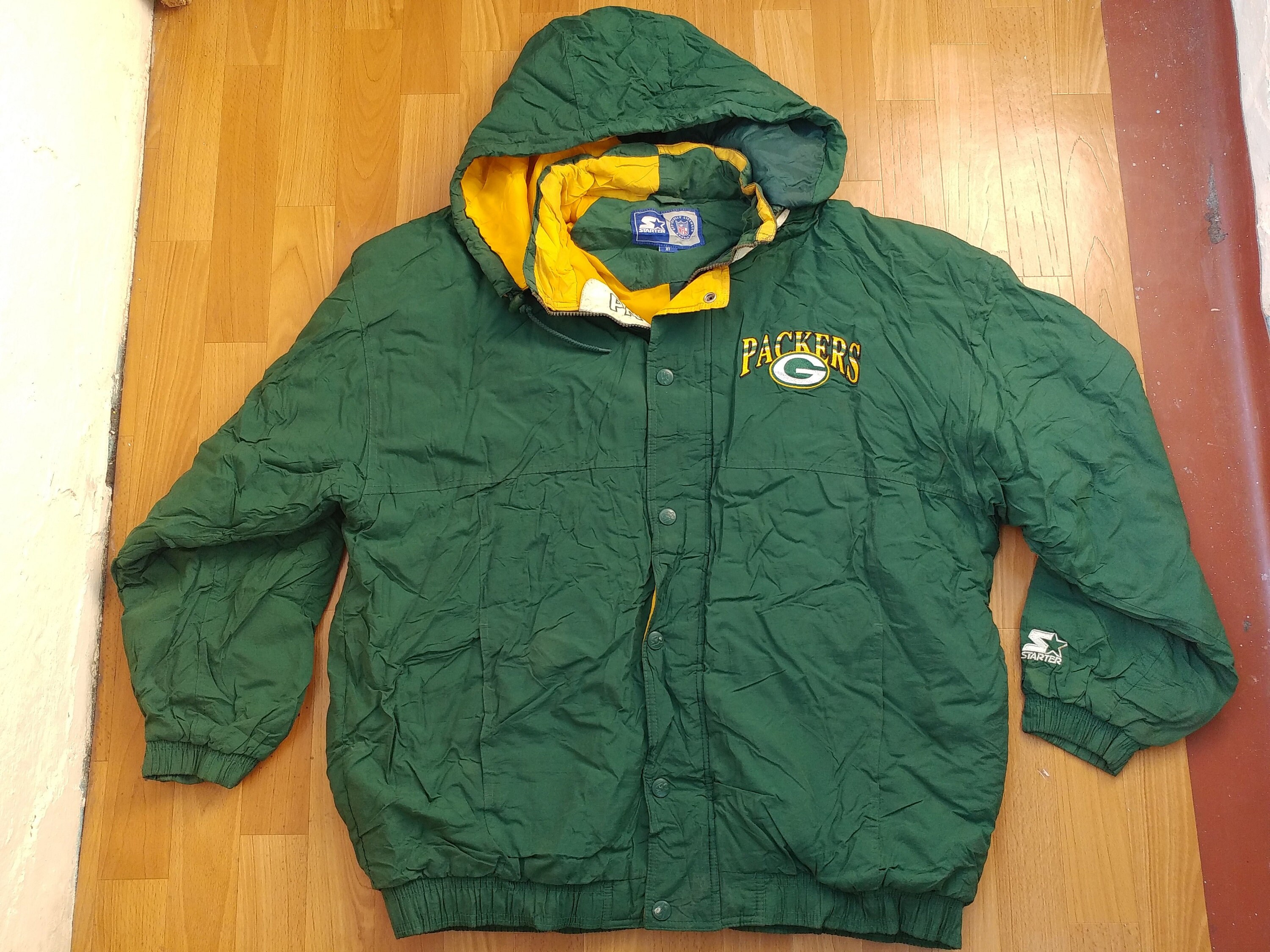 NFL STARTER Green Bay Packers Jacket vintage full zip coat | Etsy