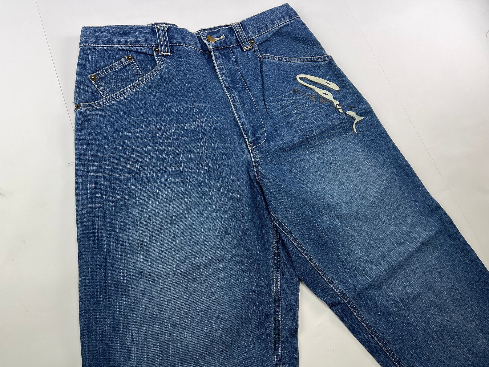 East Respect jeans blue vintage baggy jeans 90s hip hop | Etsy