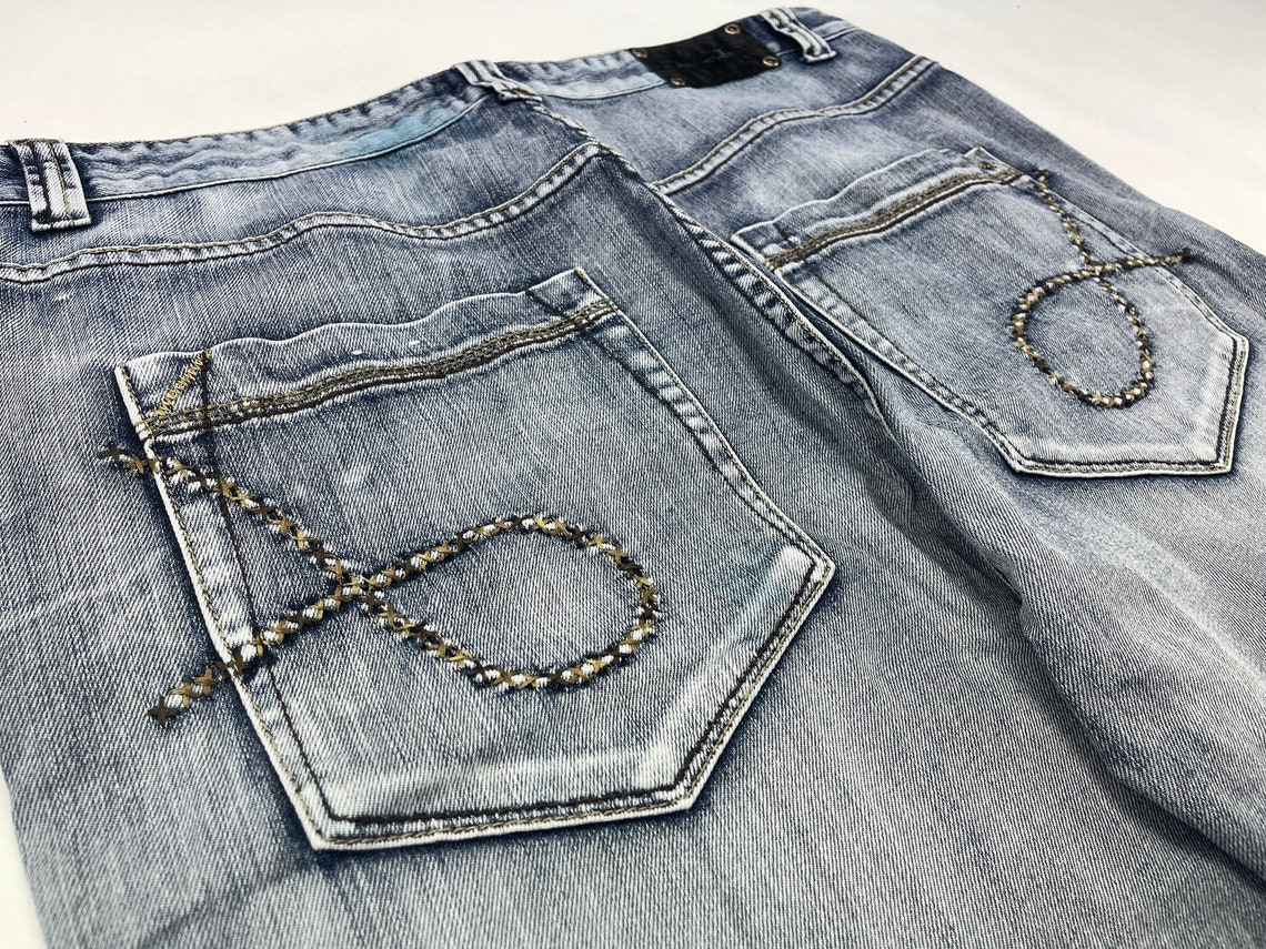 Damani Dada jeans vintage baggy jeans 90s hip hop clothing | Etsy