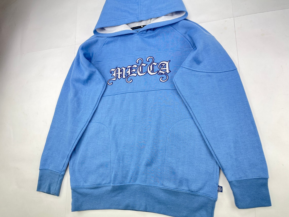 MECCA Hoodie Blue Vintage 90s Hip Hop Clothing 1990s Hip | Etsy