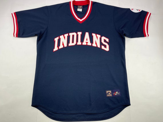 MLB Cleveland Indians Jersey Cooperstown Collection Baseball