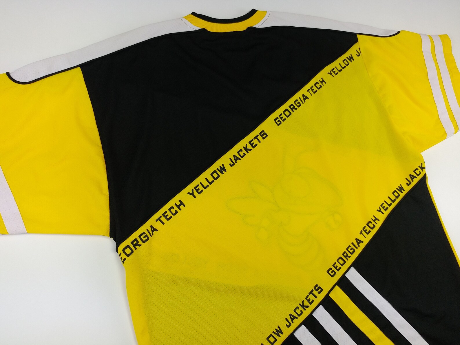 NFL Tech Yellow Jackets Tshirt NCAA Vintage 90s Etsy