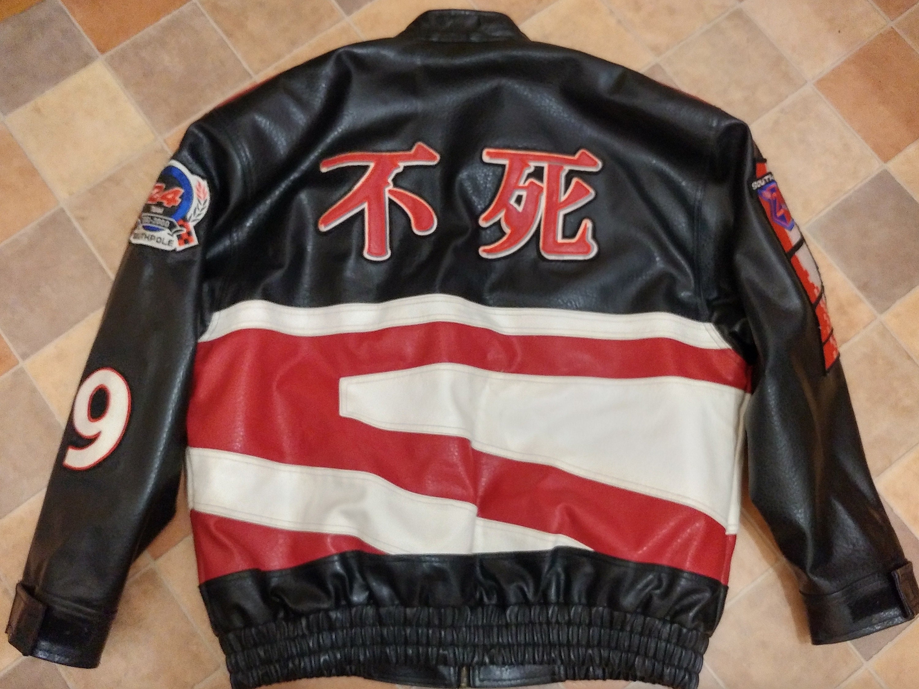 south pole red jacket