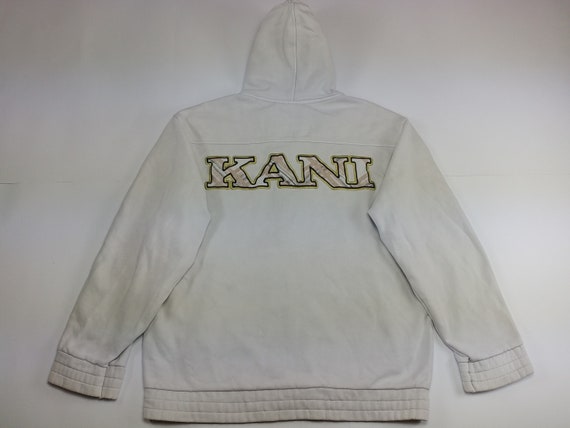 KARL KANI Hoodie White Vintage Hip Hop Sweatshirt Kani 90s | Etsy