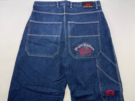 Sancezz Jeans Blue Vintage Hip Hop Pants 90s Hip Hop - Etsy