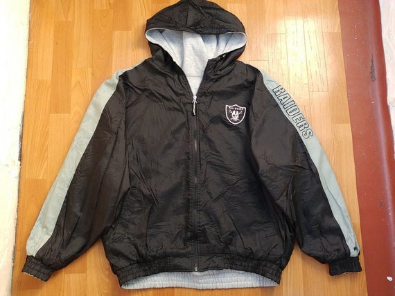 nfl raiders windbreaker