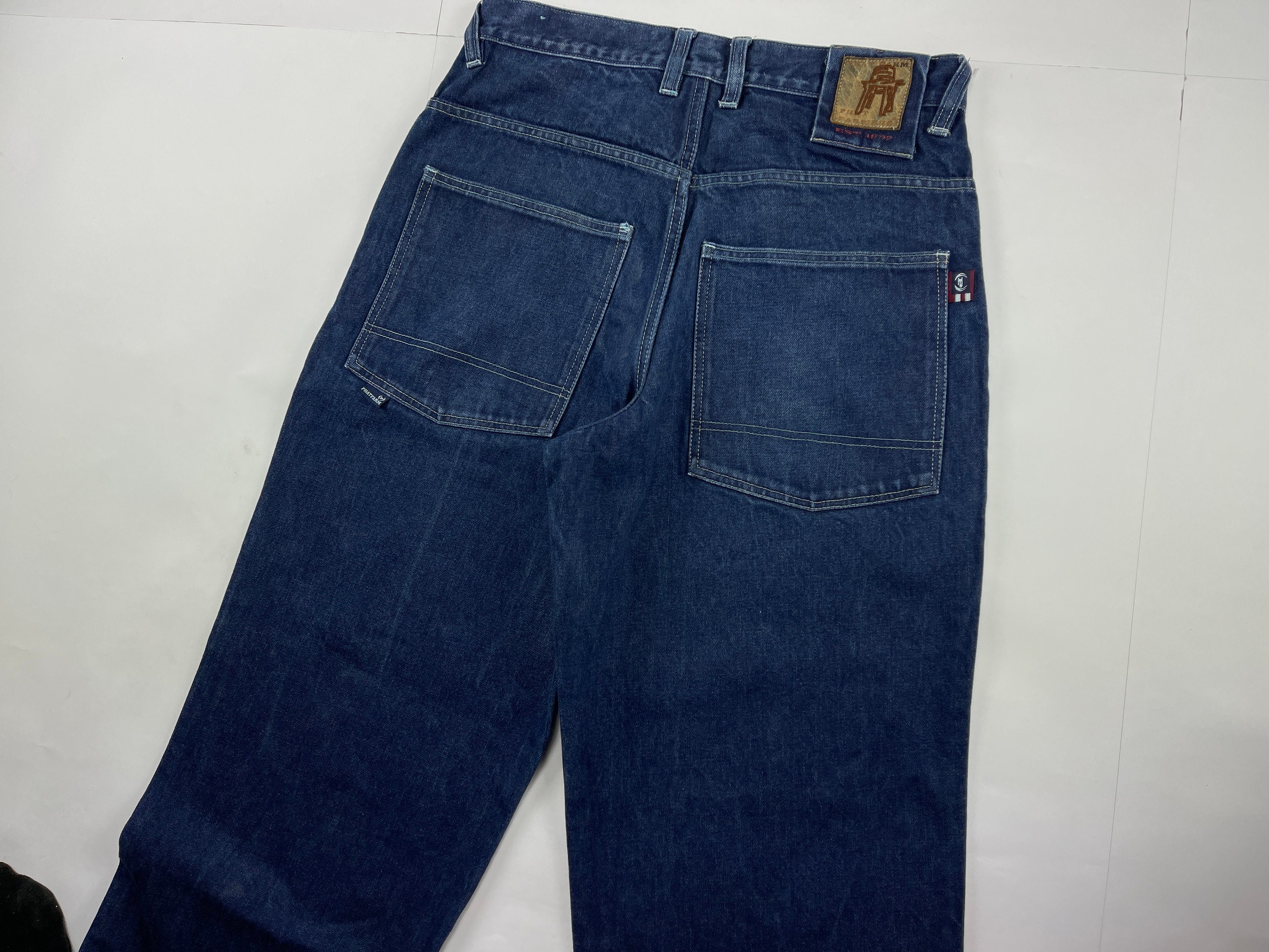 Phat Farm Jeans Blue Vintage Baggy Jeans 90s Hip Hop - Etsy