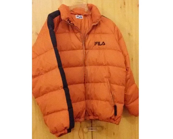 orange fila jacket