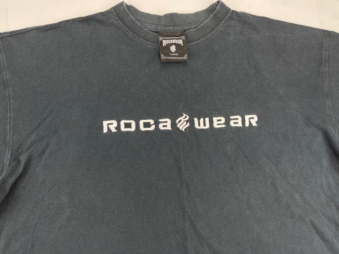 ROCAWEAR jersey 1999 first collection black tag Roca Wear Etsy