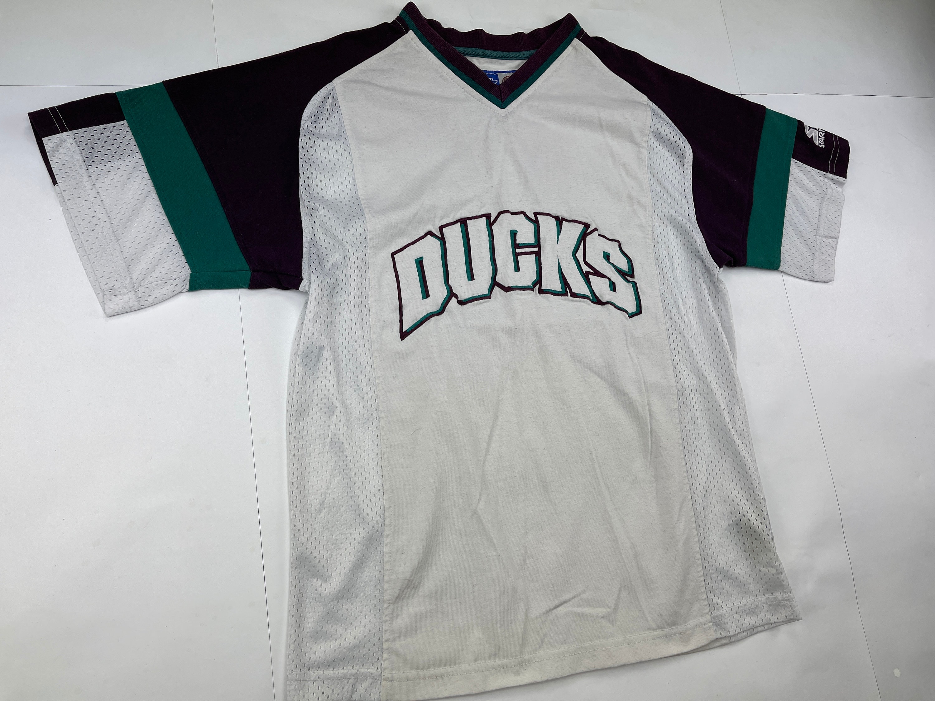 Vintage Anaheim Ducks NHL Hockey Adidas Player Issue Jersey size