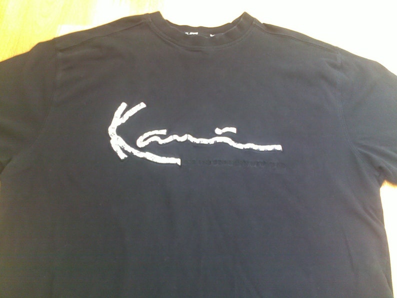 KARL KANI T-shirt Black Kani Shirt of 90s Hip-hop Clothing - Etsy