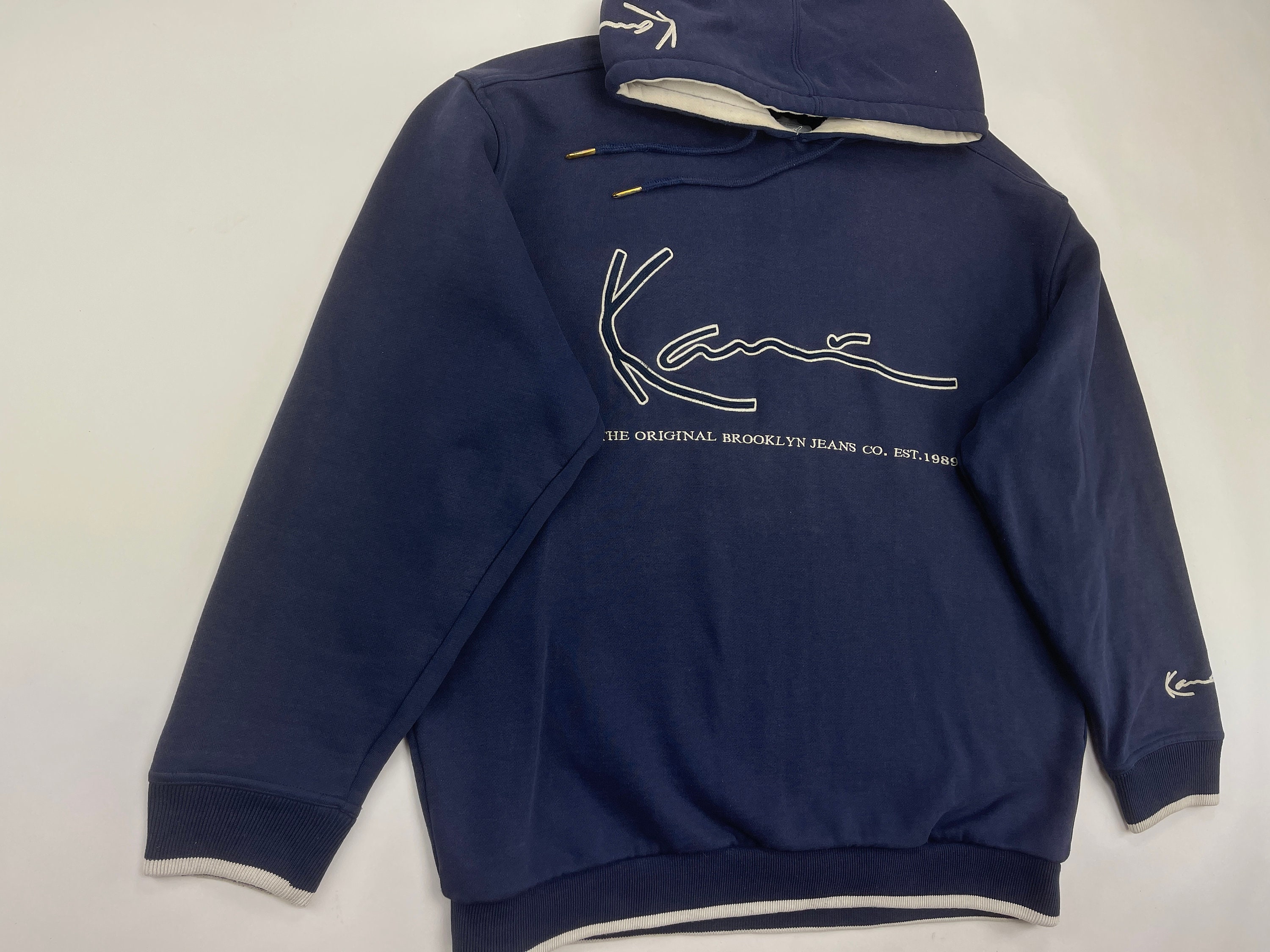 KARL KANI Hoodie Blue Kani Vintage Hip-hop Sweatshirt 90s | Etsy Sweden