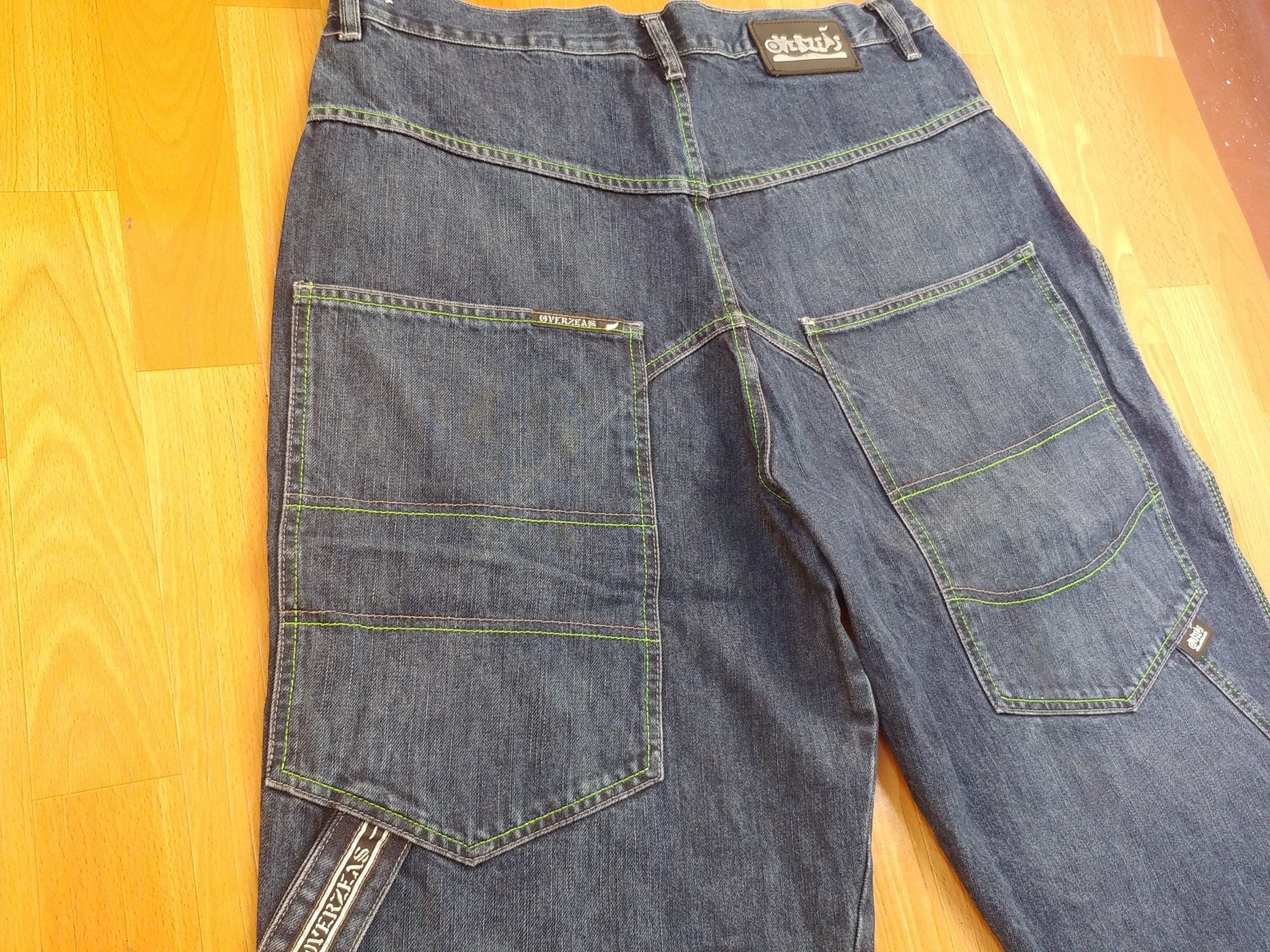 Overseas Jeans Shorts Vintage Denim Hip-hop Shorts 90s - Etsy