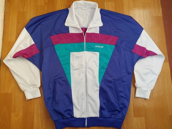 adidas neon windbreaker