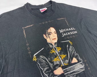 Michael Jackson Vintage 90s Tour T-shirt European Concerts 