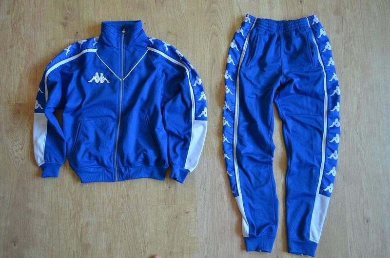 Kappa Blue Vintage Track Suit Pants 90s Etsy Denmark